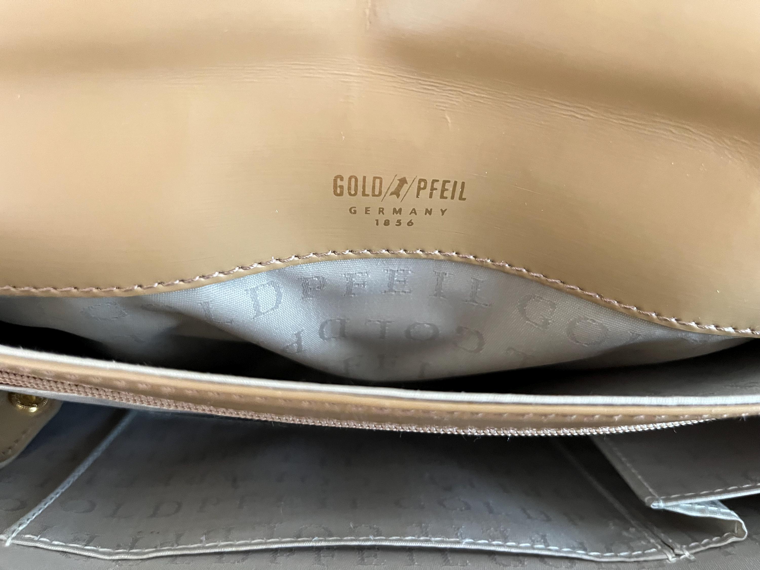 Goldpfeil Shoulder Bag Leather Beige Vintage Y2K - Etsy