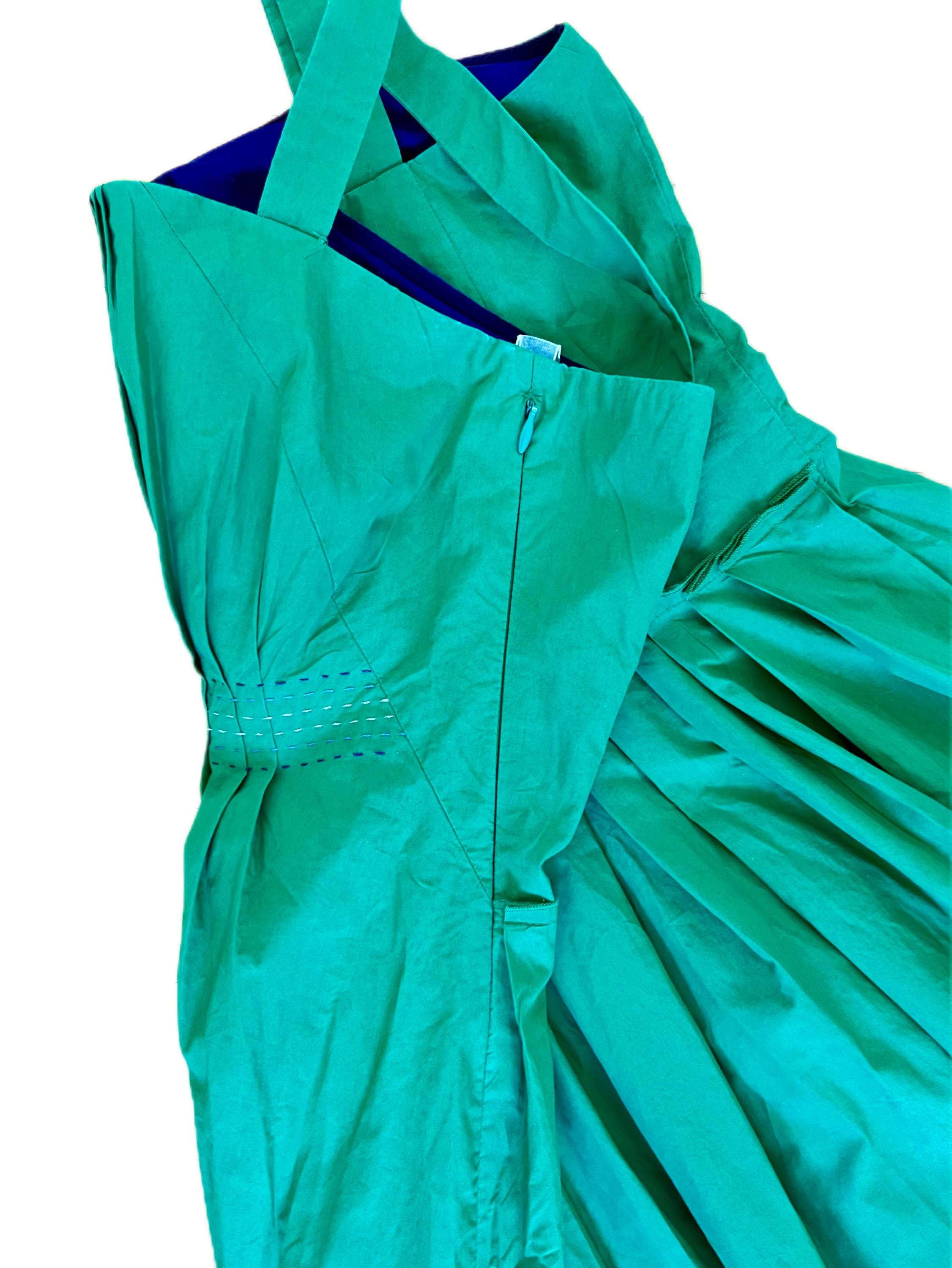 Designer Dress Marc Cain Cotton Green - Etsy Designer Dress Marc Cain Cotton Green - Etsy