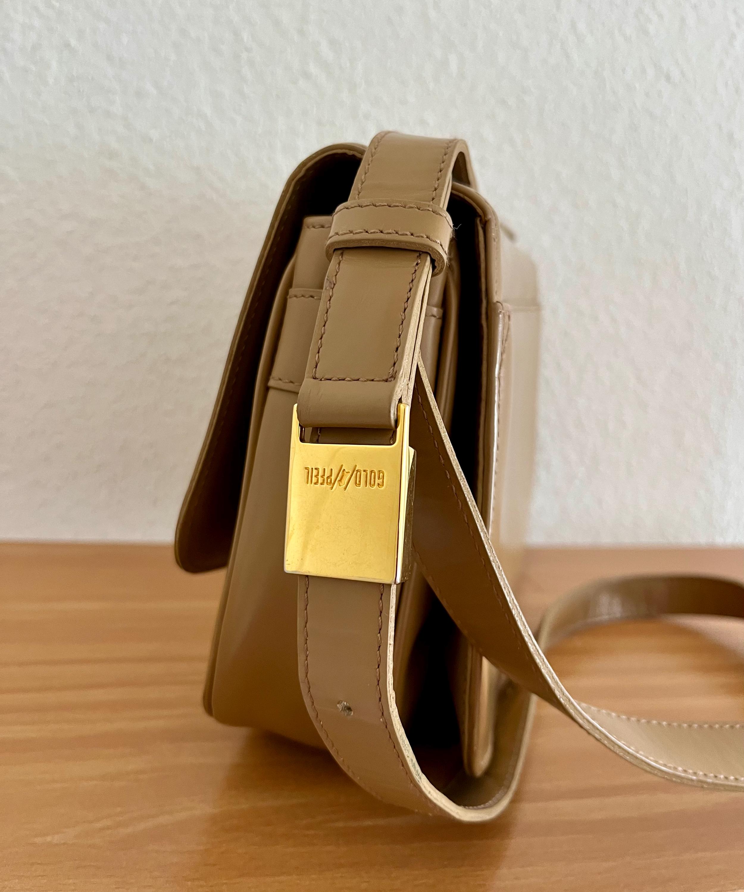 Goldpfeil Shoulder Bag Leather Beige Vintage Y2K - Etsy