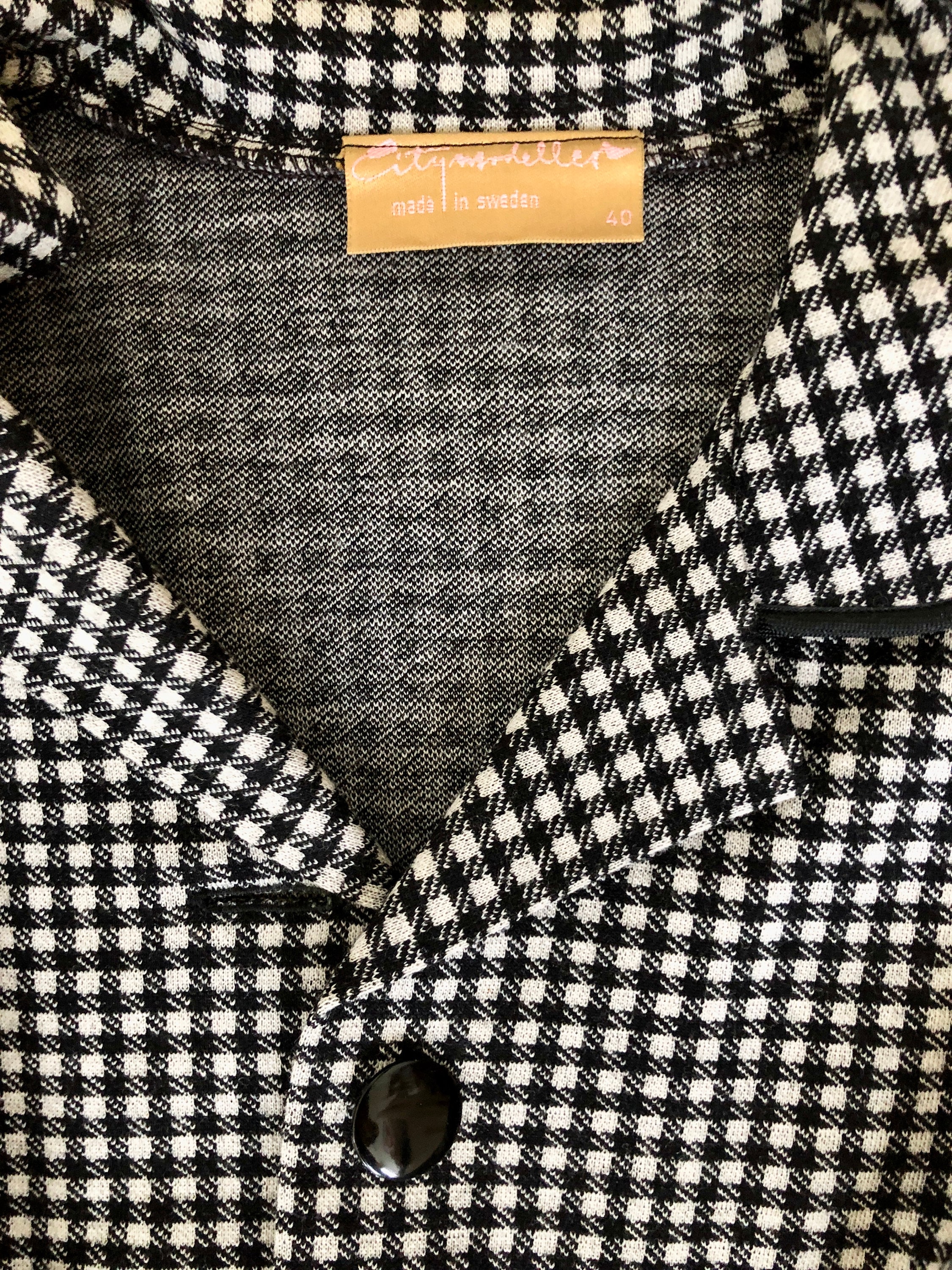 1960〜70s vintage 警備員　セットアップ Vintage 60s-70s Suit Jersey Citymodeller Black/white - Etsy