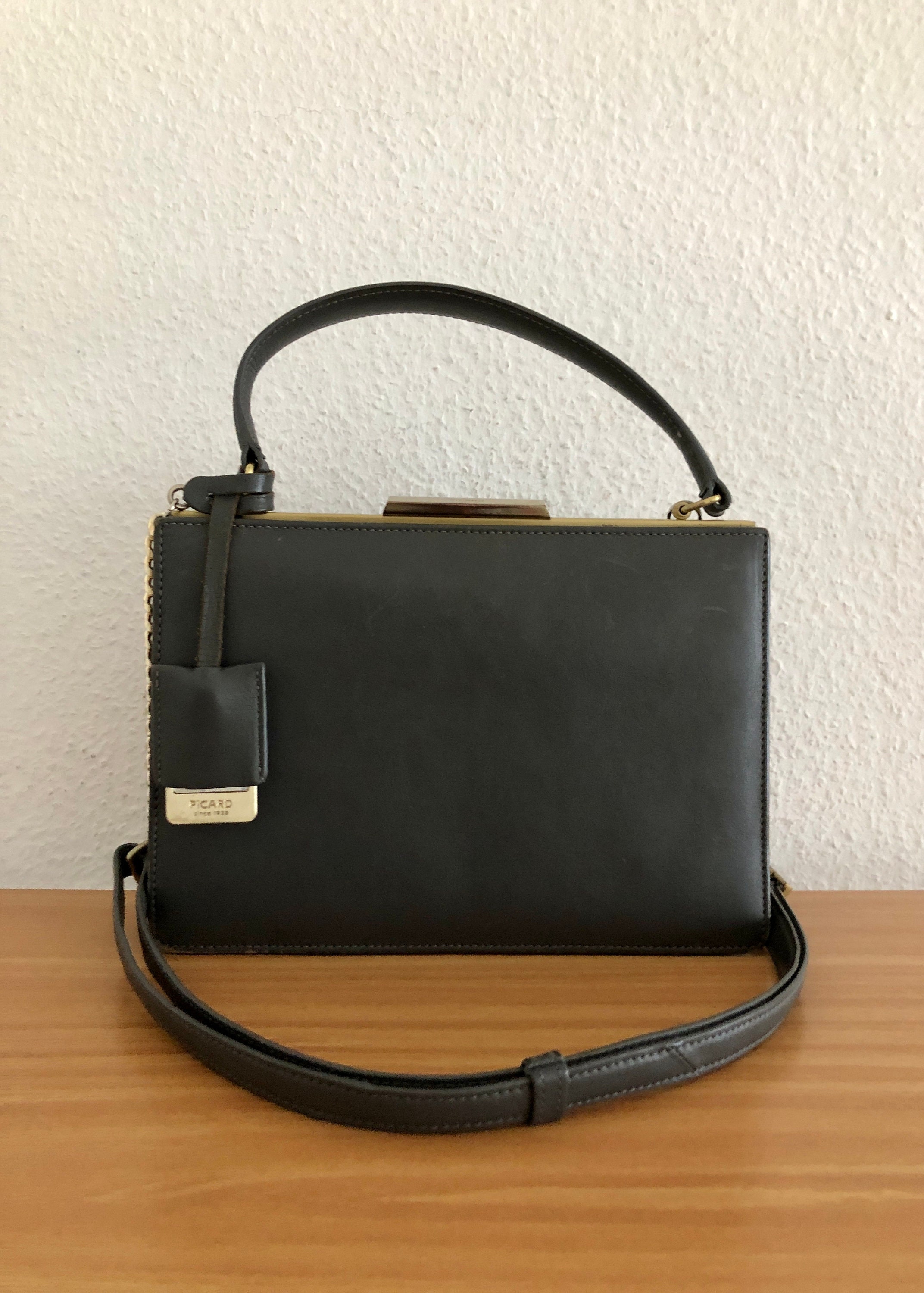 Vintage Leather Picard Bag
