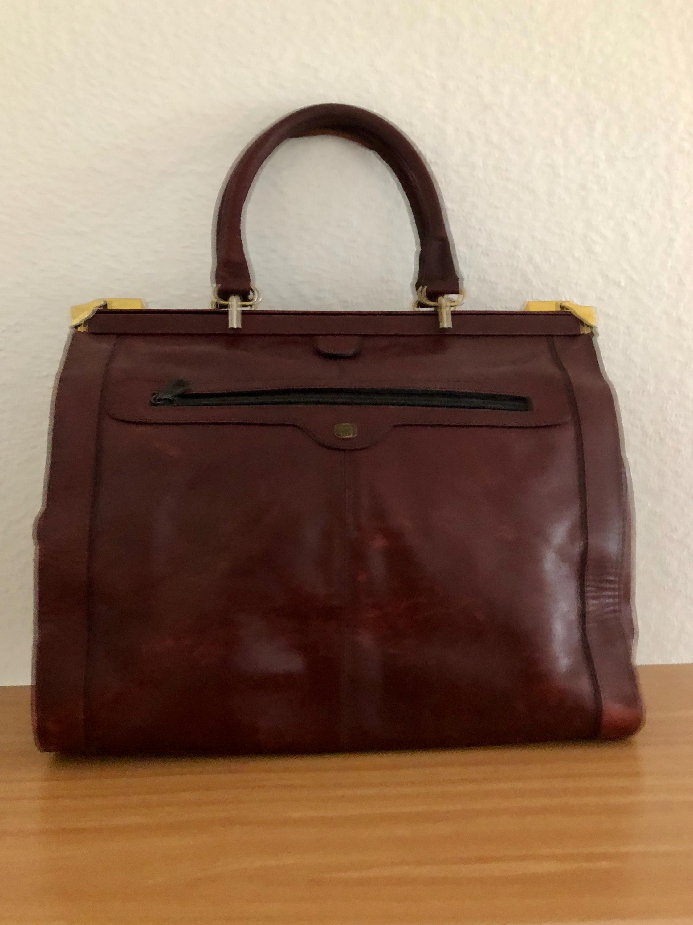 Hebammentasche Klein Hebammentasche Doktortasche Arzttasche Leder