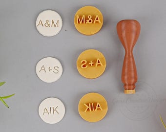 Mini Initials Polymer Clay Cutter, 3D Printed Alphabet Clay Cutter, Creative Round Initials Clay Cutters, Polymer Clay Tool, Gifts for Her