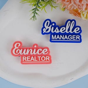 Personalized Name Tags, Magnetic Name Badge, 3D Printed Name Plate, Office Name Tags, Corporate Name Tag, Company Gifts, Great Gifts Idea