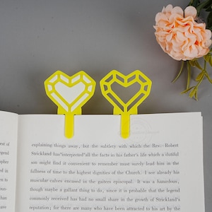 Lovely Heart Bookmark STL File, 3d Printing Heart Bookmark, STL file for 3D Printer, Paperclip STL, 3d stl File Digital Download, Stationery