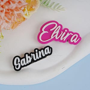 Personalized Name Tags, Custom Text Name Badge, Magnetic Name Badge, Teacher Students Name Tag, ID Tags, Badge Accessories, Gift for Friends