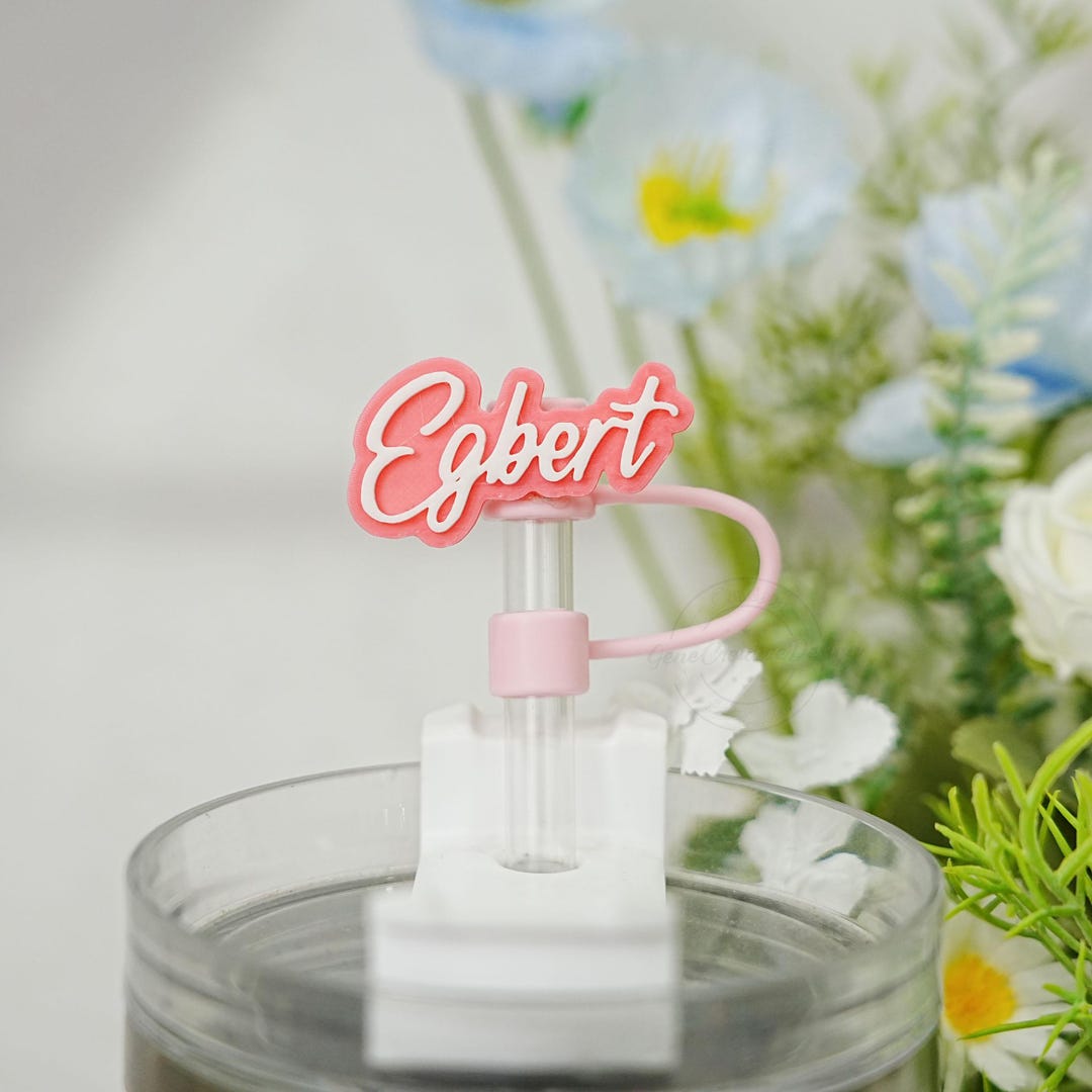 Custom Name Straw Toppers, Personalized 3D Printed Name Straw Caps for ...