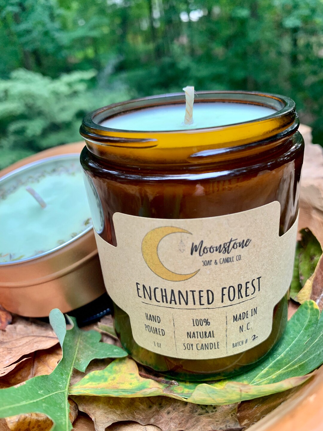 Bougie à base de soja et huiles essentielles - Bois de cèdre