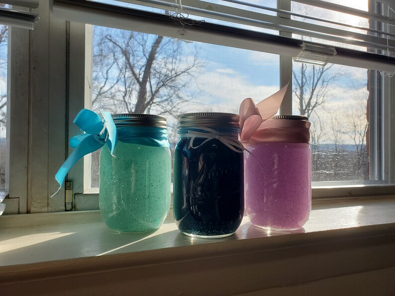 Glitter and Glue Calm Down Jars Etsy