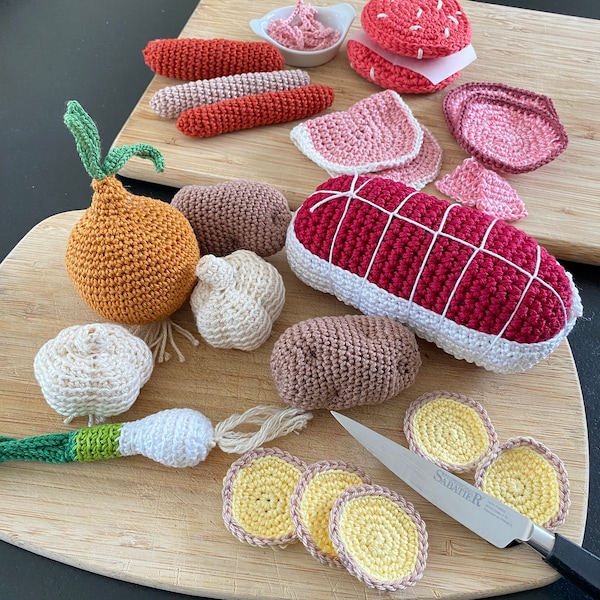 CHEZ LE BOUCHER, dinette. set de jeu pour cuisine pour enfants, jouet éducatif Montessori,  ou en décoration pour les grands.