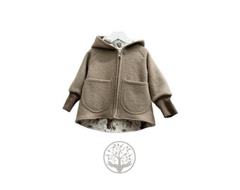 Walk jacket / wool walk jacket / wool jacket / children's jacket / outdoor children's jacket / several colors and sizes / jacket with zipper