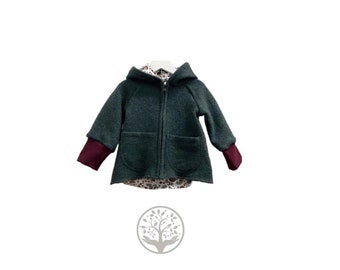 Walk jacket / Wool walk jacket / Wool jacket / Children's jacket / Outdoor children's jacket / Several colors and sizes