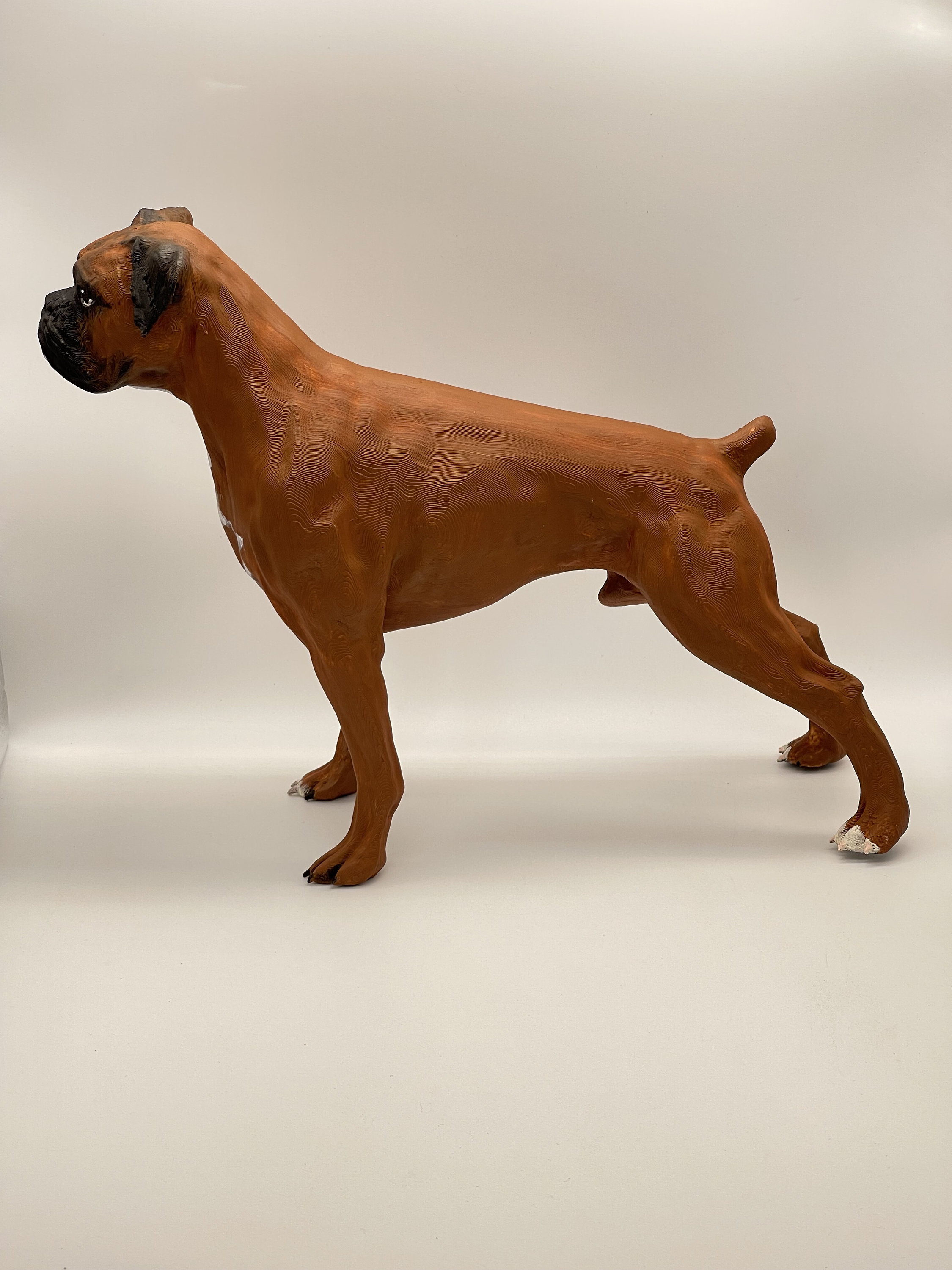 Boxer Dog Statue Dog Statue Friends Large Dog Figurines 3d Etsy Canada