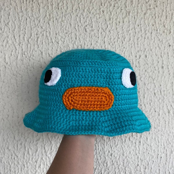 Platypus Crochet Bucket Hat and Pet Hat