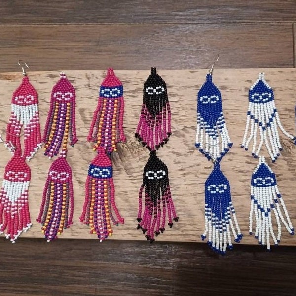 Beaded Metis earings