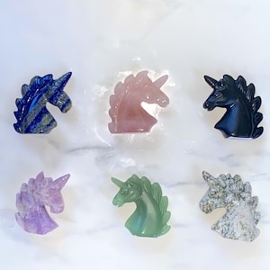 Genuine Gemstone Carved Unicorns!