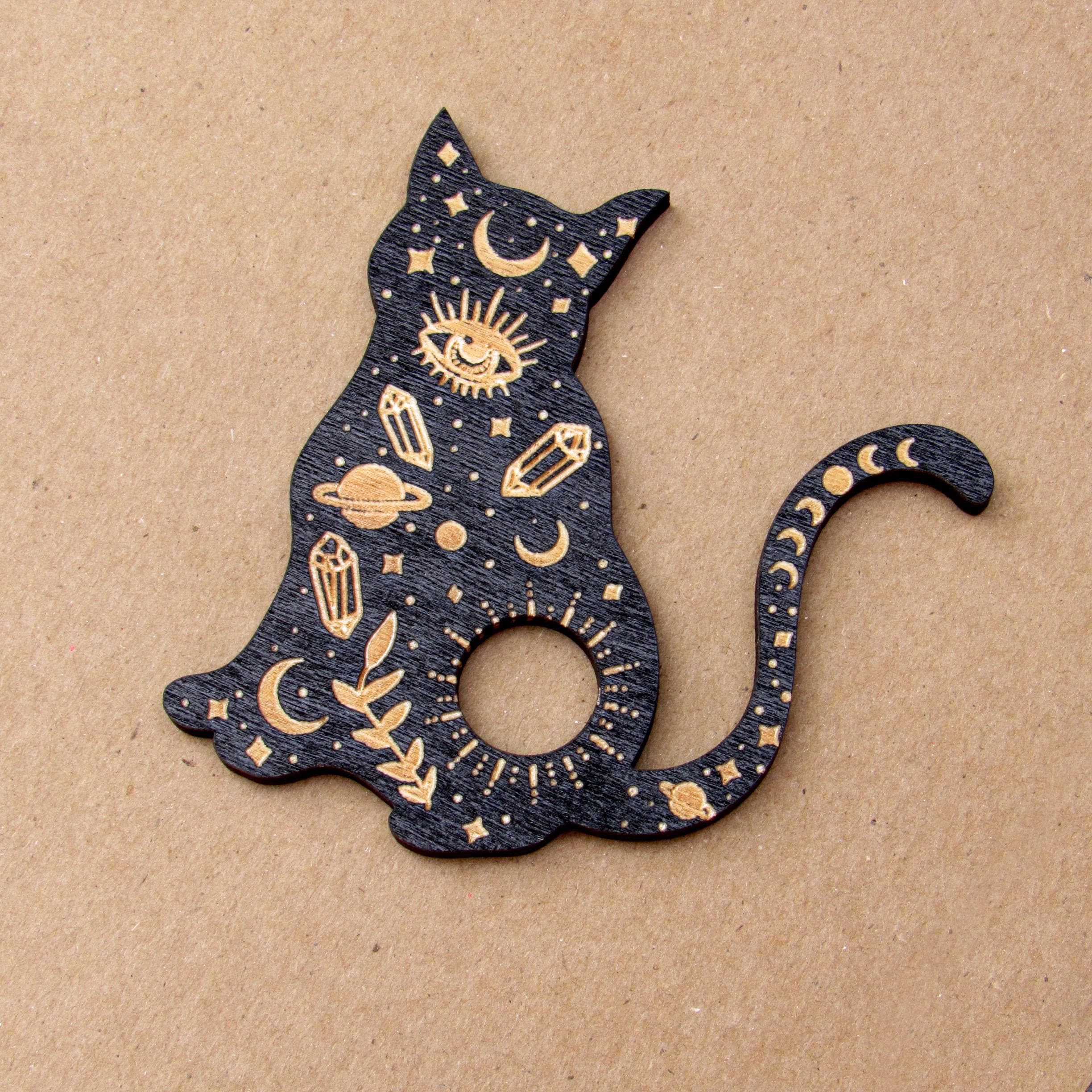 Katzen-Kristallkugel-Basis Aus Kunstharz – Sockel Für Glaskugeln, Tischdekoration, Geschenk