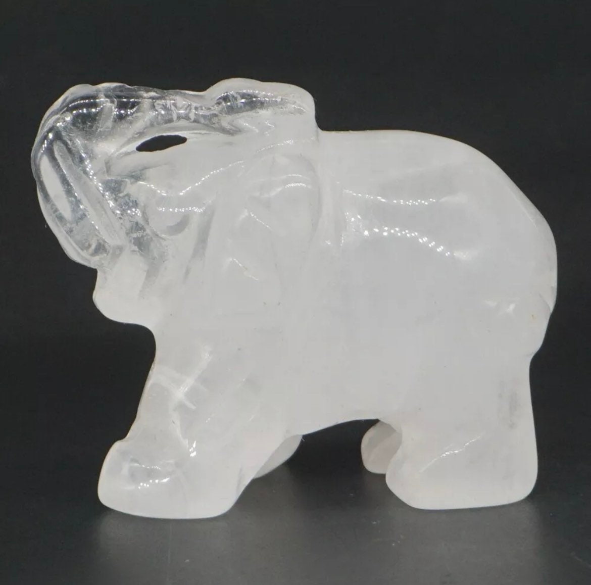 quartz elephant figurines