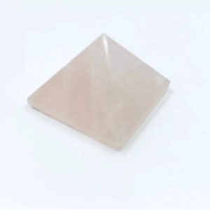 Rose Quartz Pyramid: Semiprecious Crystal Healing (20-30 mm)