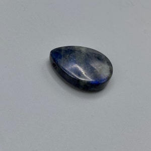 Natural drilled blue labradorite 35x25 mm tear drop shape pendant focal bead