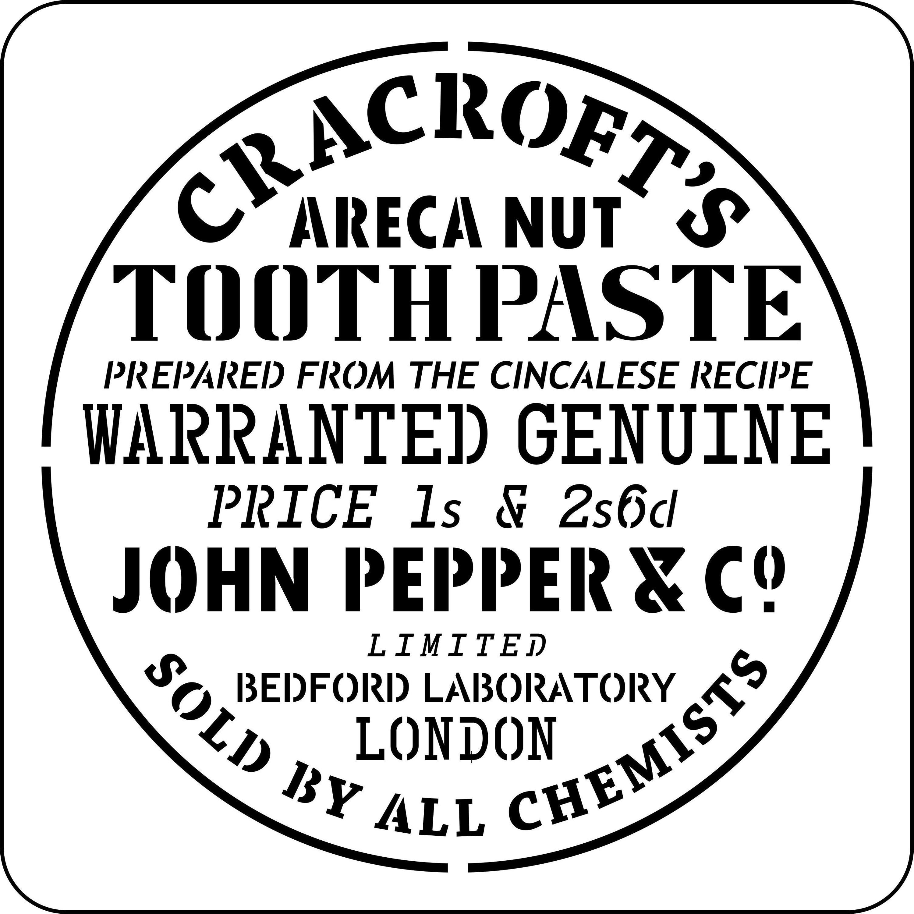 Victorian Toothpaste Label Vintage Toothpaste Label - Etsy