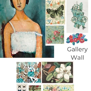Wall Gallery- Made By Marley Magic decoupage paper