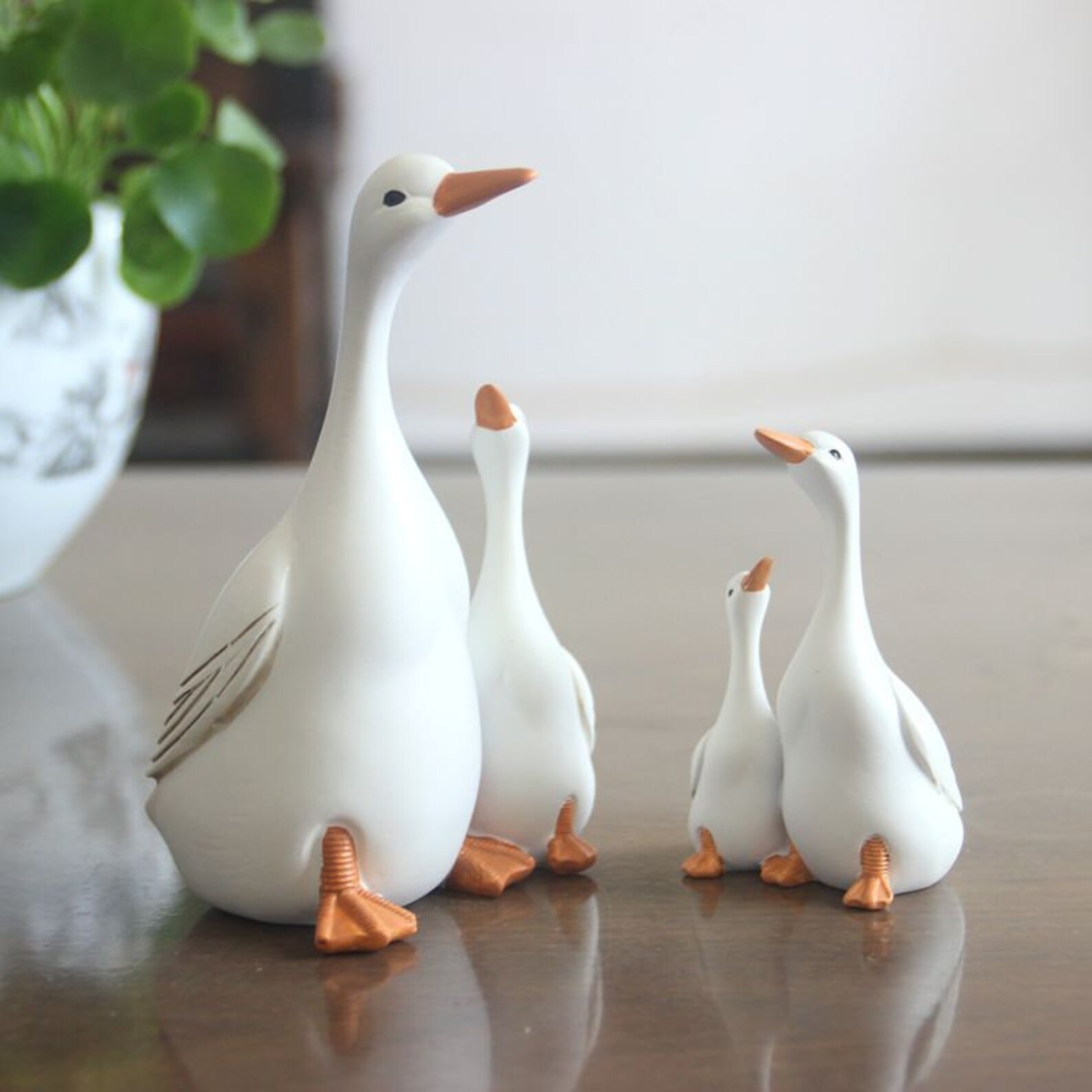 resin duck garden ornaments
