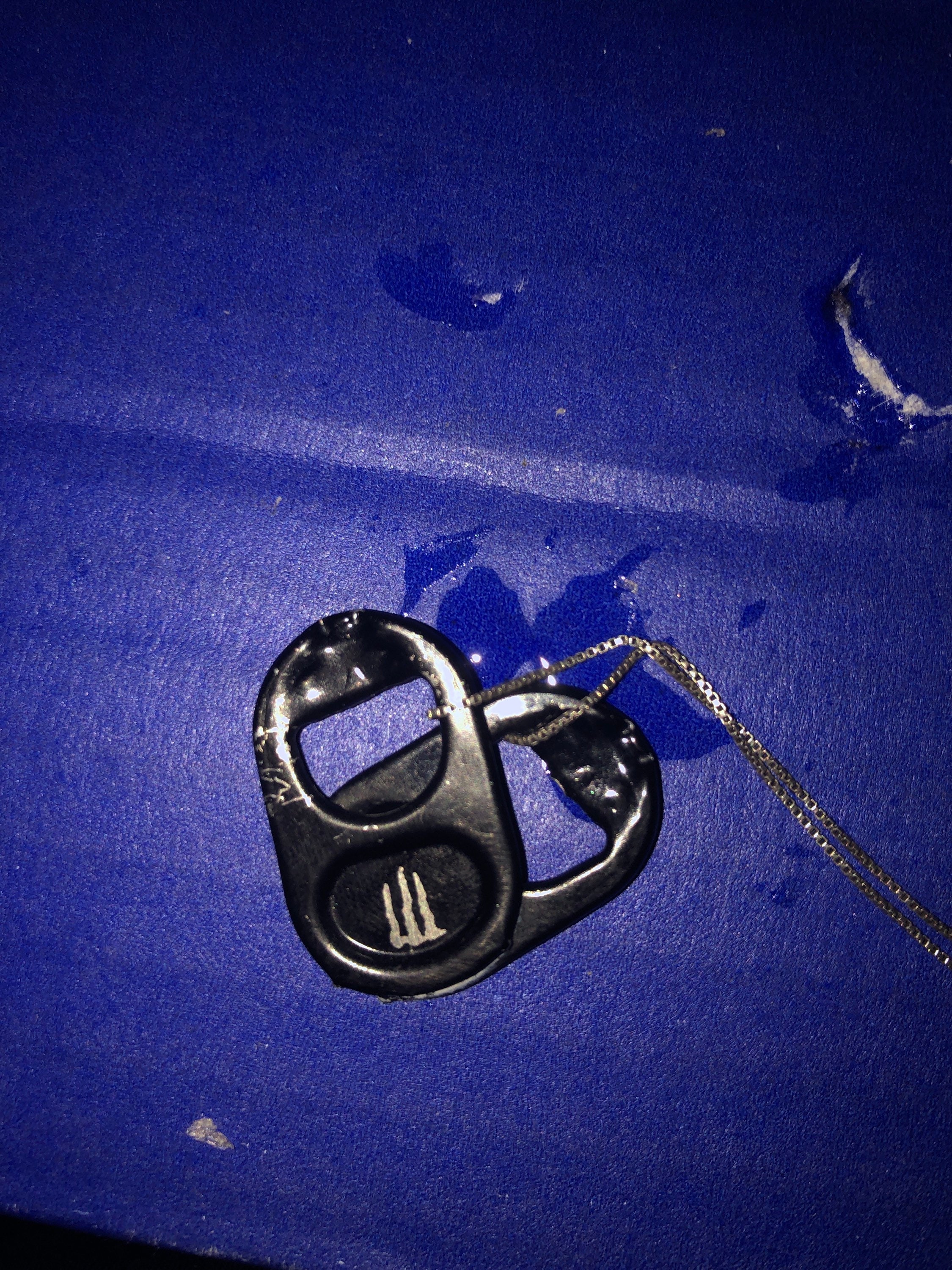 Ghosts Monster tab heart necklaces Etsy