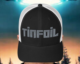 Tin Foil Hat, tinfoil hat, foil hat, conspiracy gift, free thinker, gift for him, gift for her, anti-surveillence hat, Trucker Cap