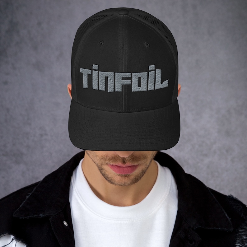 Tin Foil Hat, tinfoil hat, foil hat, conspiracy gift, free thinker, gift for him, gift for her, anti-surveillence hat, Trucker Cap