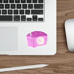 Aria&#39;s Loafacorn Sticker, cat loaf, bread cat, kid sticker, cute sticker, cat sticker, Die-Cut Stickers