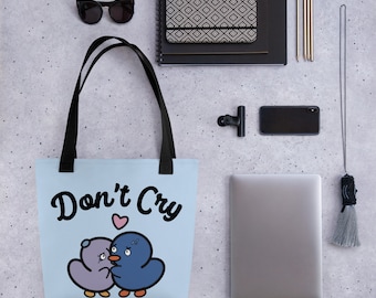Cartoon Ducks Tote Bag: Kawaii Duck Lover Gift