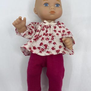 Two Piece Baby Doll Outfit Fits Little Bitty Baby and Other 7-8&quot; Dolls