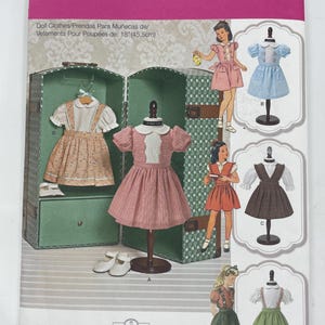 18” Doll Pattern Vintage 1930&#39;s Style Simplicity 1244 UNCUT