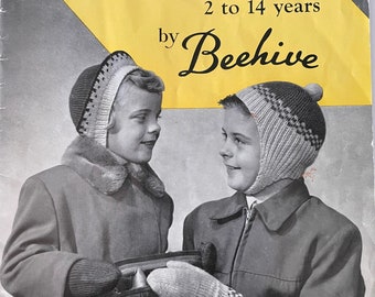 Mitts and Headwear 2 to 14 Years by Beehive Vintage