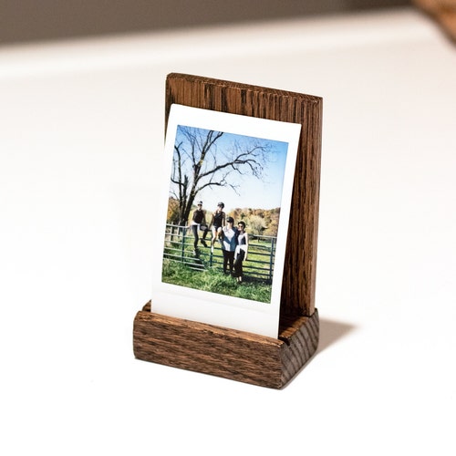Instax Mini Frame Wood Photo Display Stand Polaroid Photo - Etsy