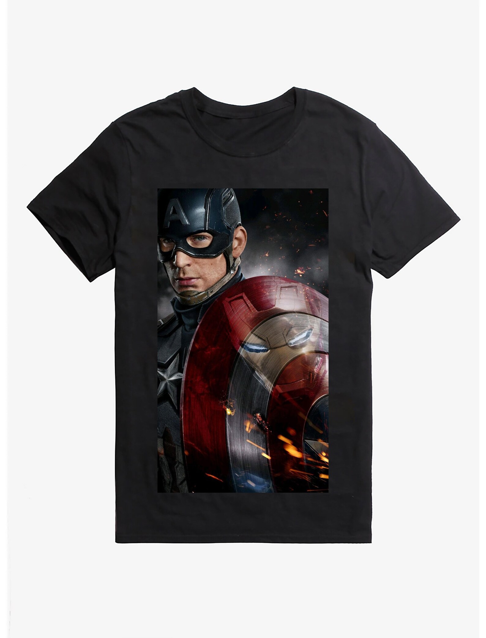 Captain America Shirt Chris Evans Shirt Avengers Superhero | Etsy