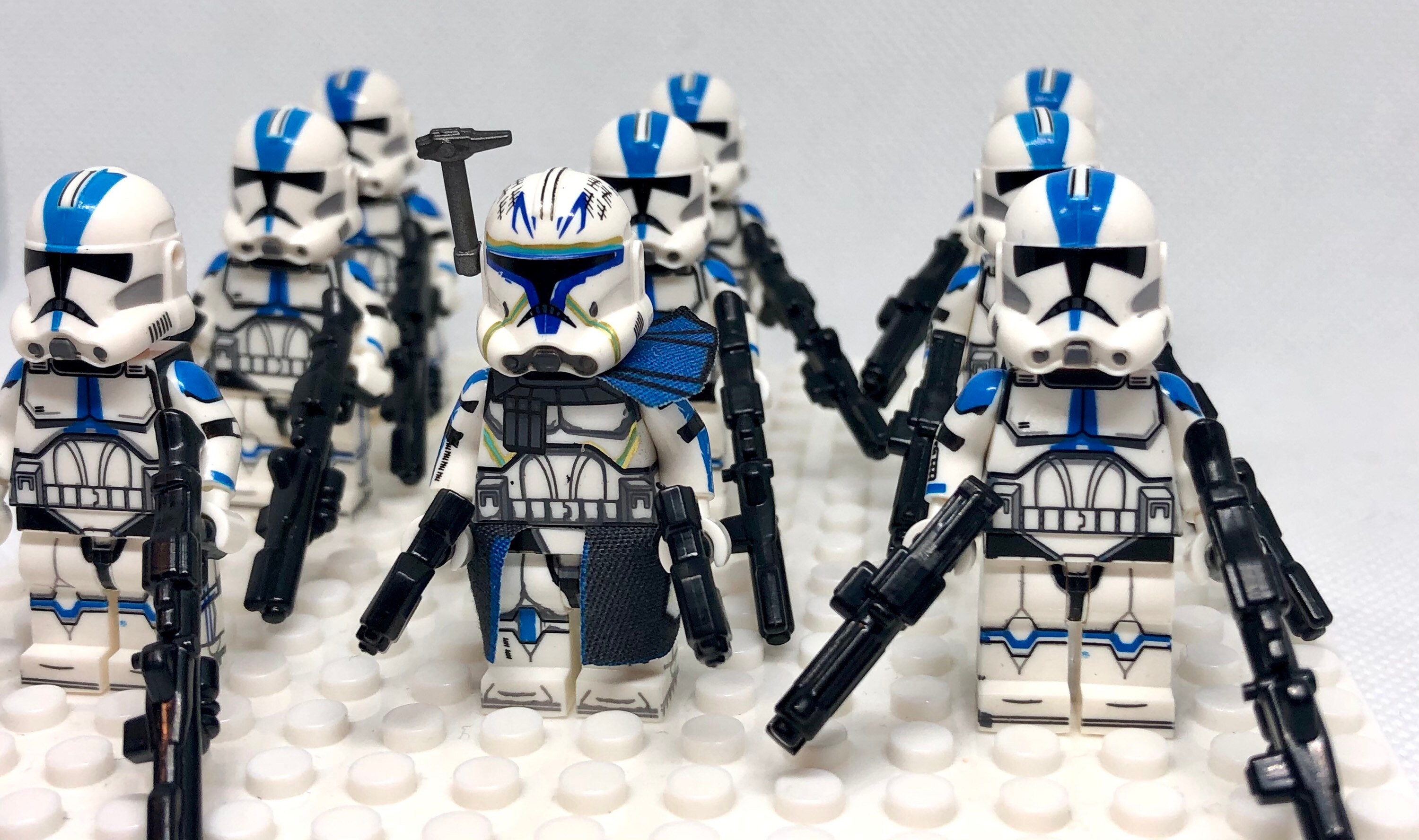 Lego Star Wars Custom Captain Rex & 501st Phase 2 Army Builder Etsy