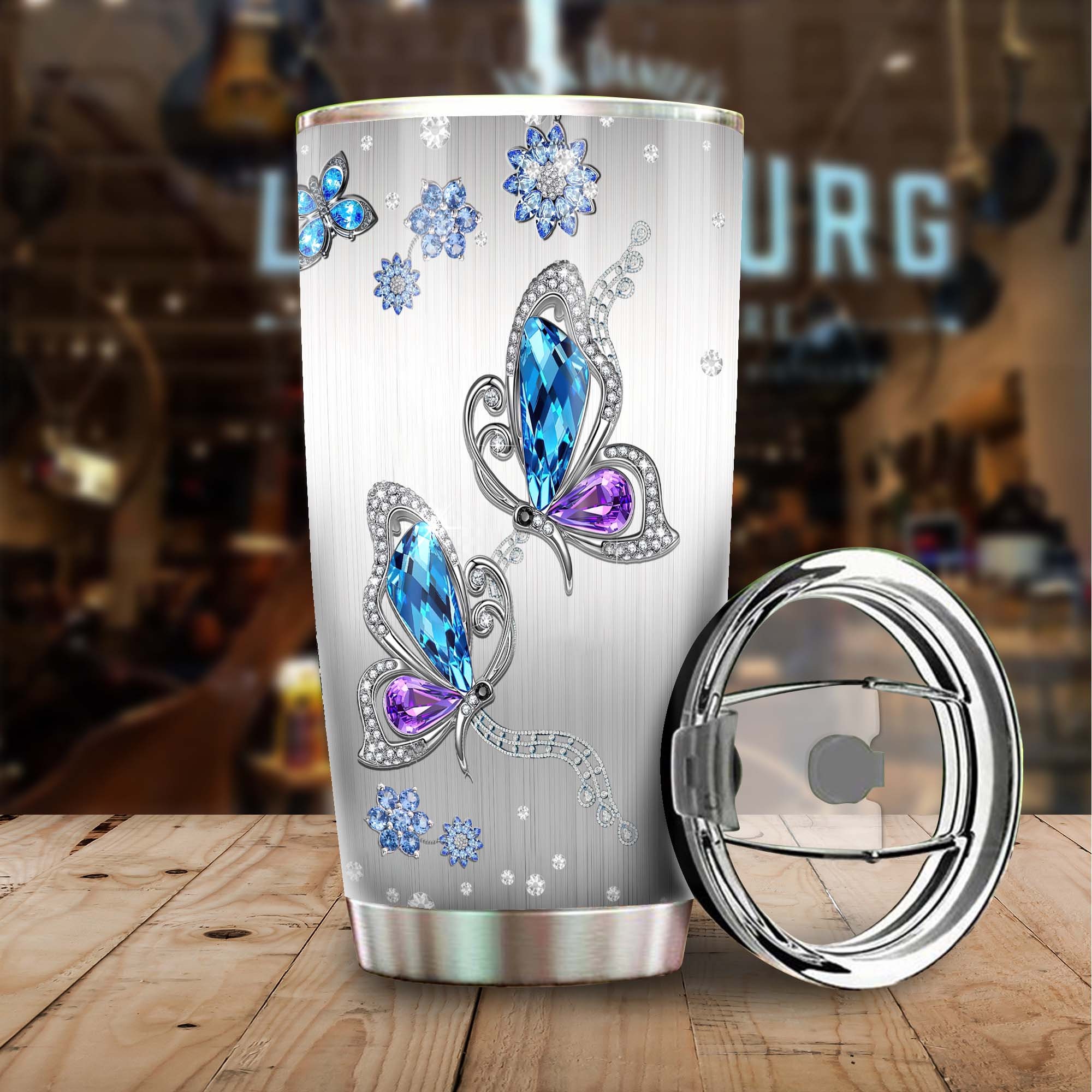 Jewelry Butterfly Forever In My Heart Tumbler