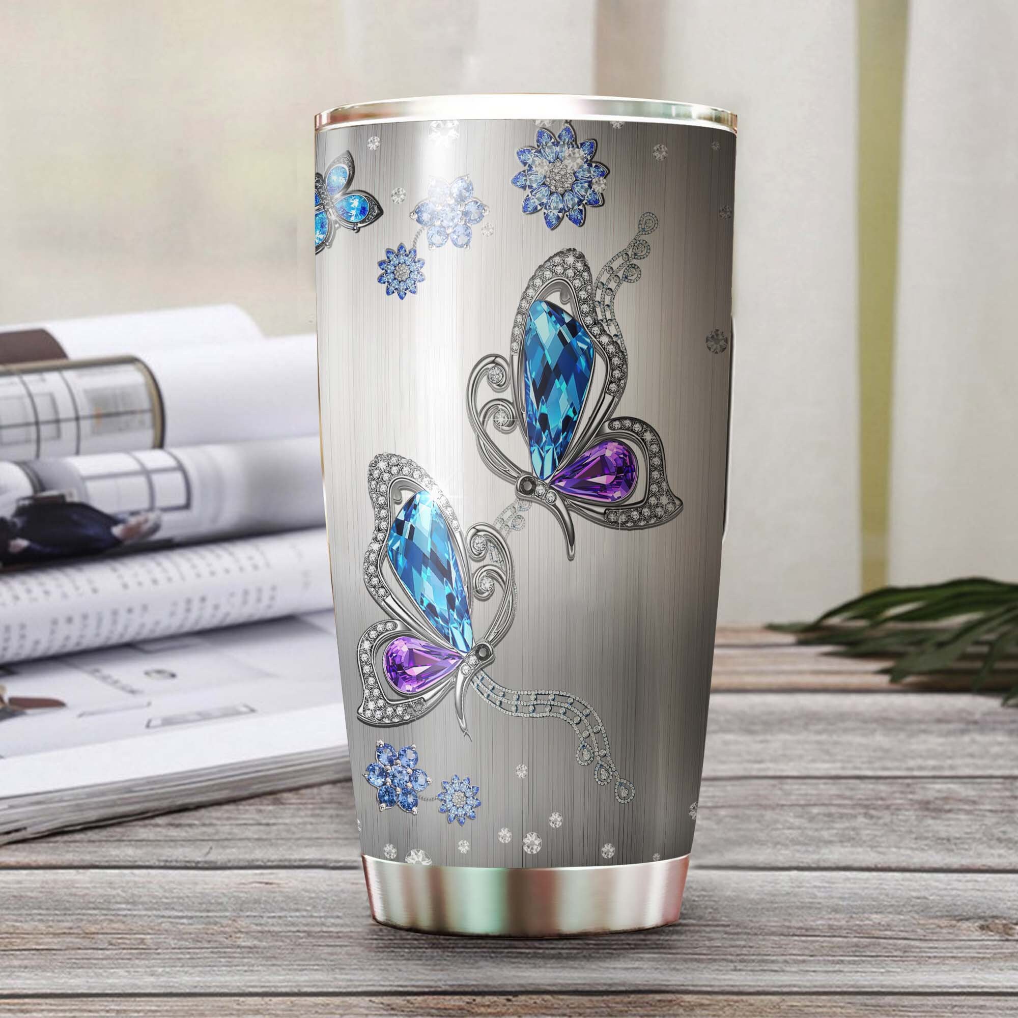 Jewelry Butterfly Forever In My Heart Tumbler