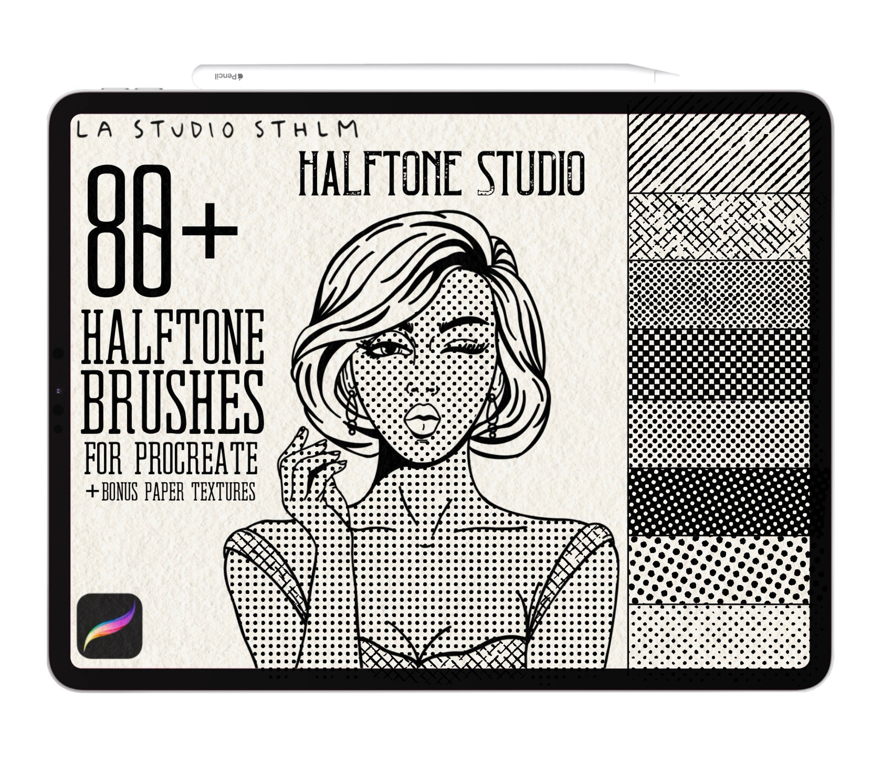 Halftone Studio Brush Set - Procreate Brush Set
