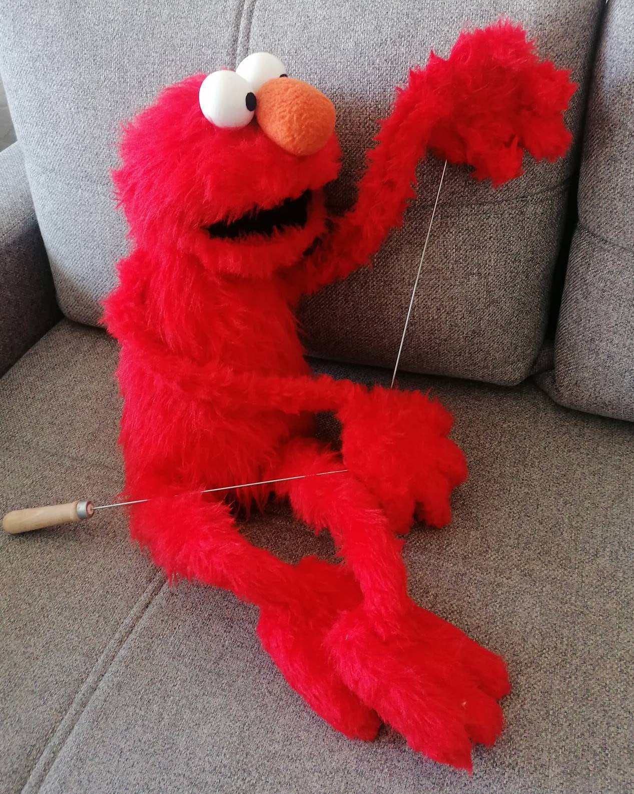 ELMO Muppet Puppet Replica 11 Handmade Sesame Street Etsy