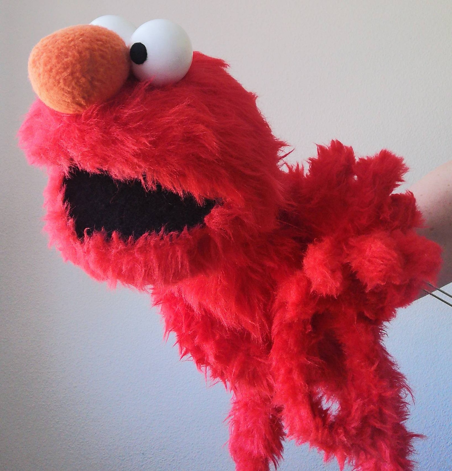 ELMO Muppet Puppet Replica 11 Handmade Sesame Street Etsy