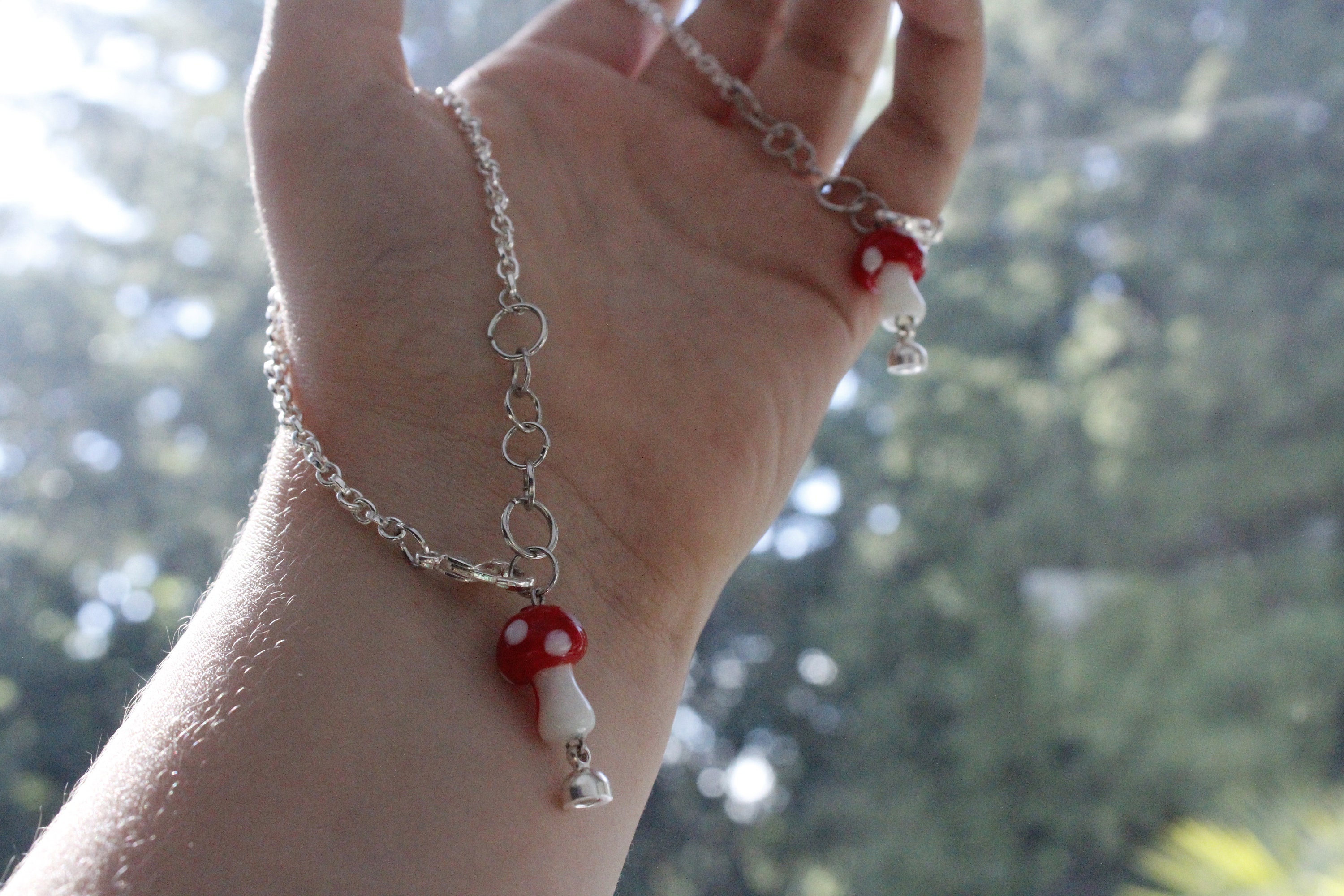 Connecting Mushroom Pair Bracelets Etsy Singapore