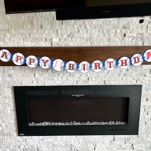 Personalized Baseball Birthday Banner: Handmade Party Decor