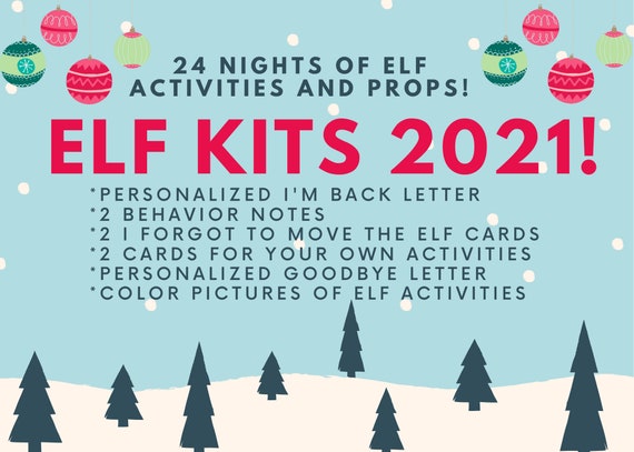 2021 Elf Kit 24 Nights of Activities and Supplies