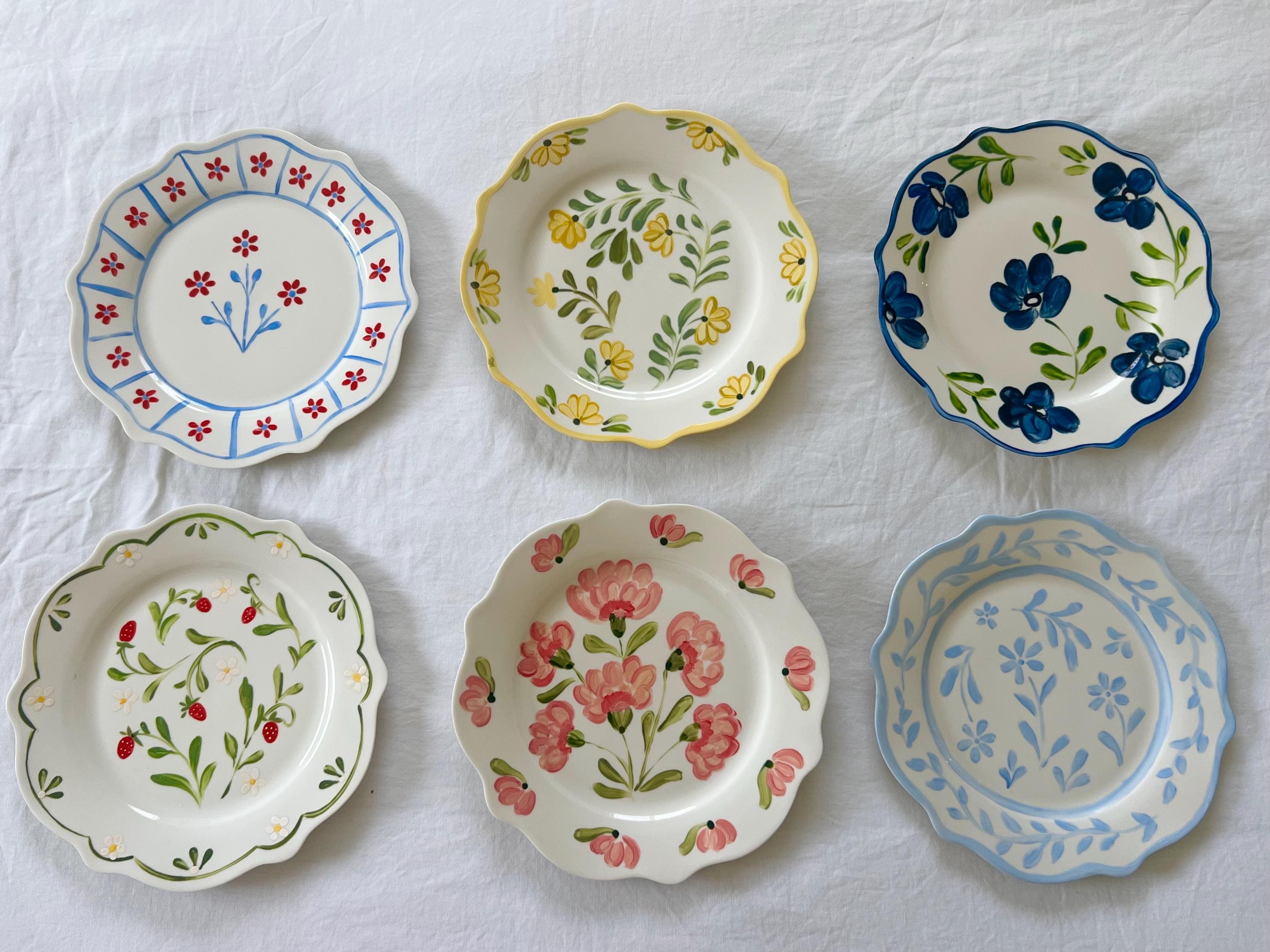 Hand painted porcelain plates| decorative plates