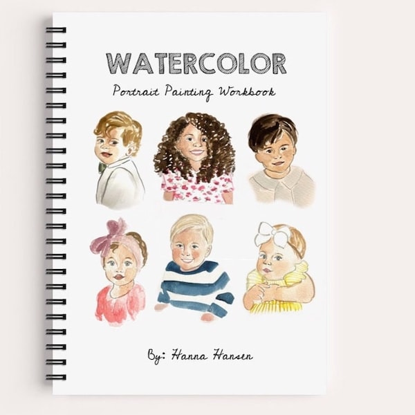 Watercolor workbook | watercolor painting tutorials | watercolor painting guidebook | learn to paint workbook | Mother’s Day gift | birthday