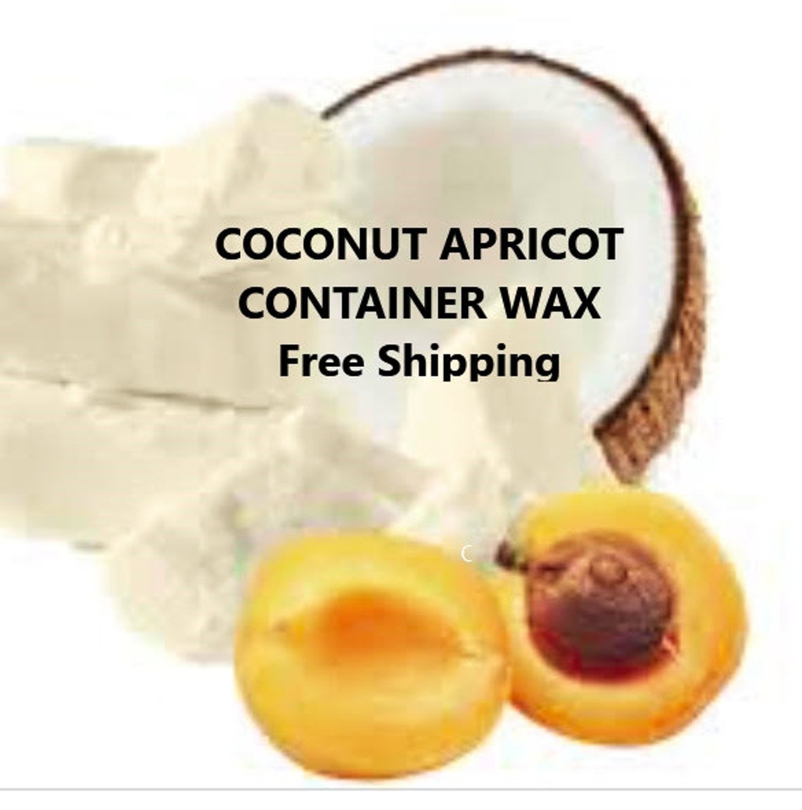 1 lb COCONUT APRICOT WAX Blocks Free Shipping Etsy