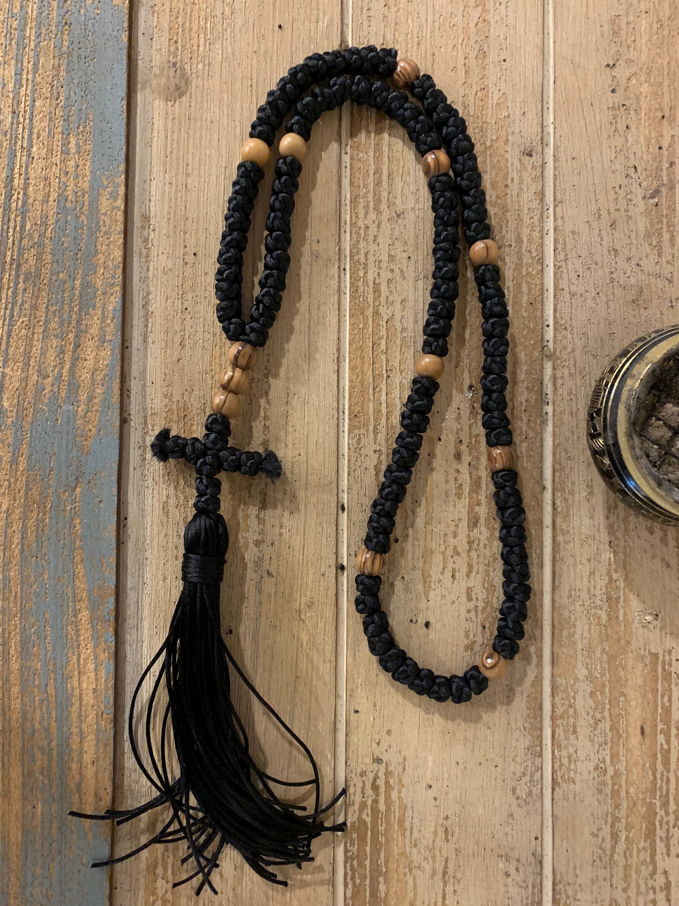 Orthodox Prayer Rope 100 knots w/ more beads Etsy